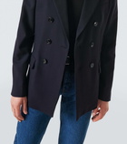 Ami Paris Double-breasted virgin wool blazer