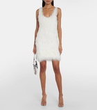 Coperni Feather minidress