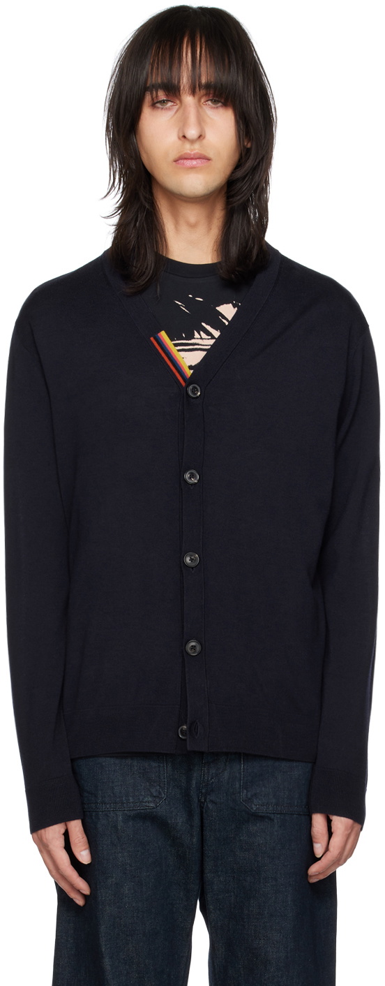 Paul Smith Navy Stripe Cardigan Paul Smith