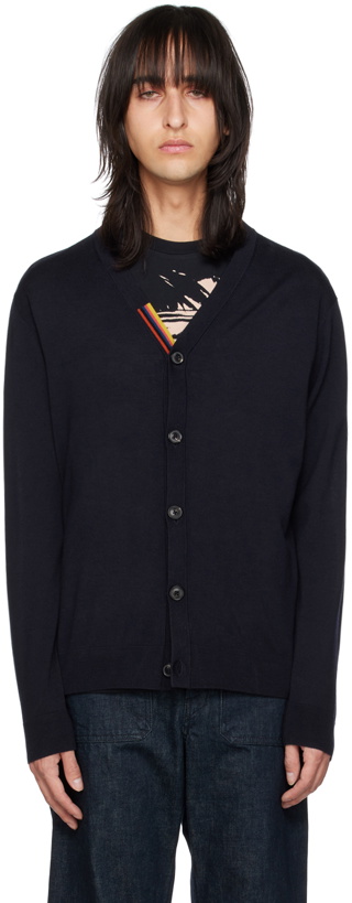 Photo: Paul Smith Navy Stripe Cardigan