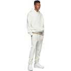 Essentials White Reflective Logo Lounge Pants