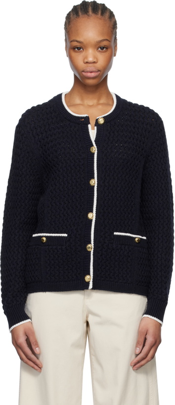 Photo: rag & bone Navy Daria Cardigan