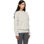 Stone Island Beige 5100154 Ribbed Soft Organic Cotton Sweater