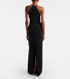 David Koma Embellished halterneck gown