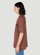Gucci - Houndstooth Bowling Shirt in Red
