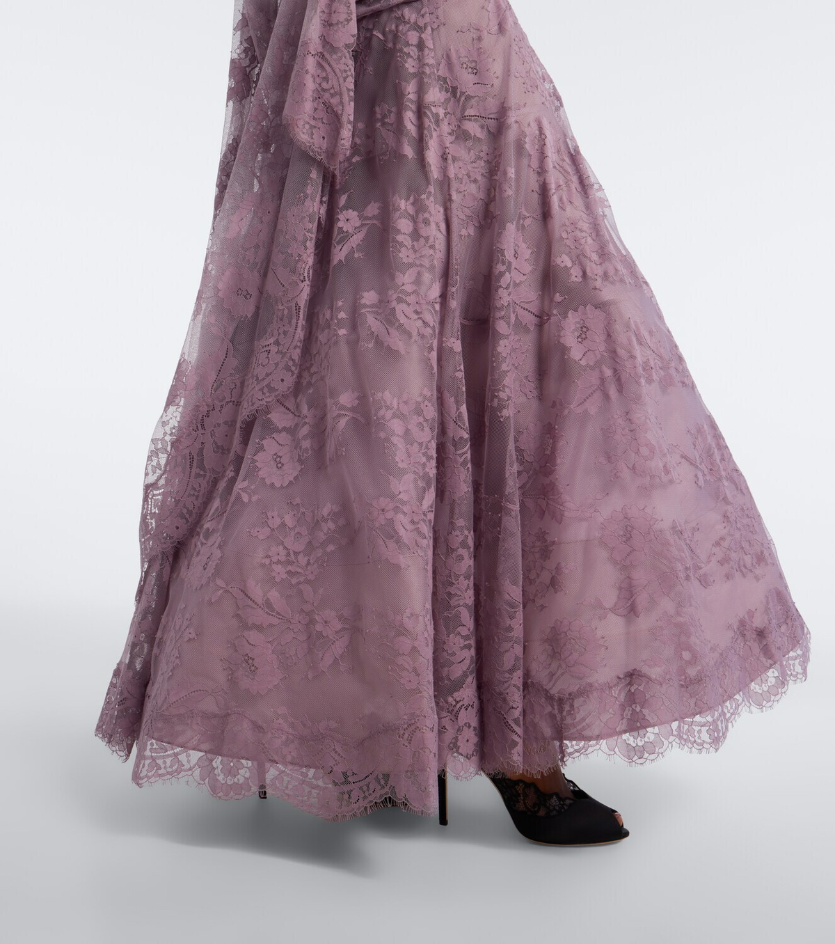 Zimmermann Clash draped lace gown