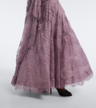 Zimmermann Clash draped lace gown