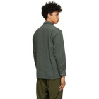 BEAMS PLUS Grey Corduroy Dobby Shirt