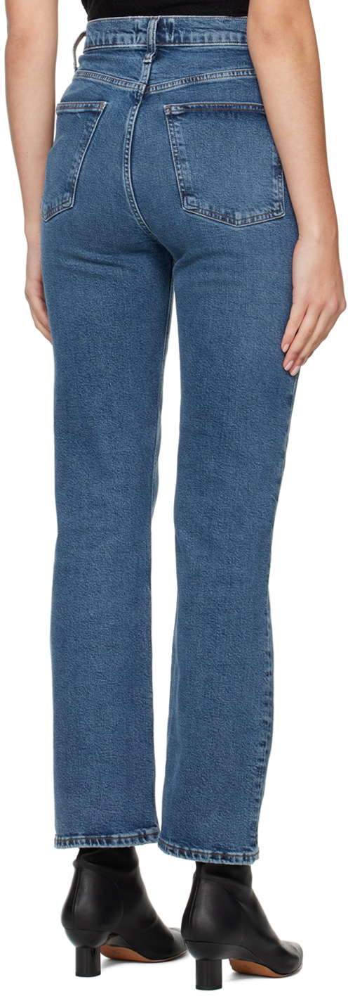 Agolde Blue Cotton Jeans Denim