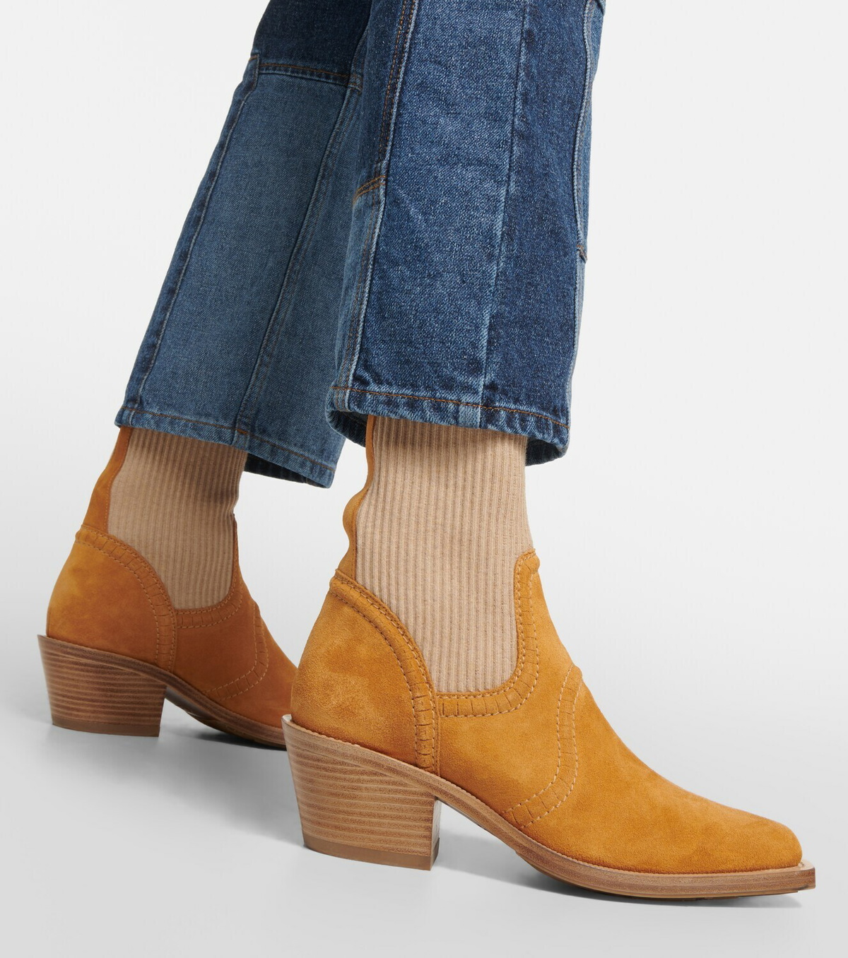 Chloé Nellie suede ankle boots Chloe