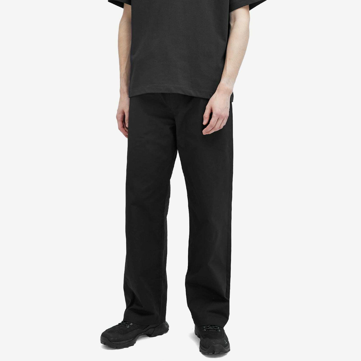 ROA Men's Oversized Chino Trousers in Black ROA ROA Men's Oversized Chino Trousers in Black ROA