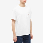 Gramicci Men's One Point Pocket T-Shirt in White