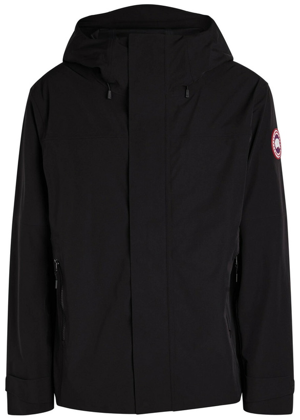 Photo: Canada Goose Rupert Hooded Stretch-nylon Rain Jacket Black