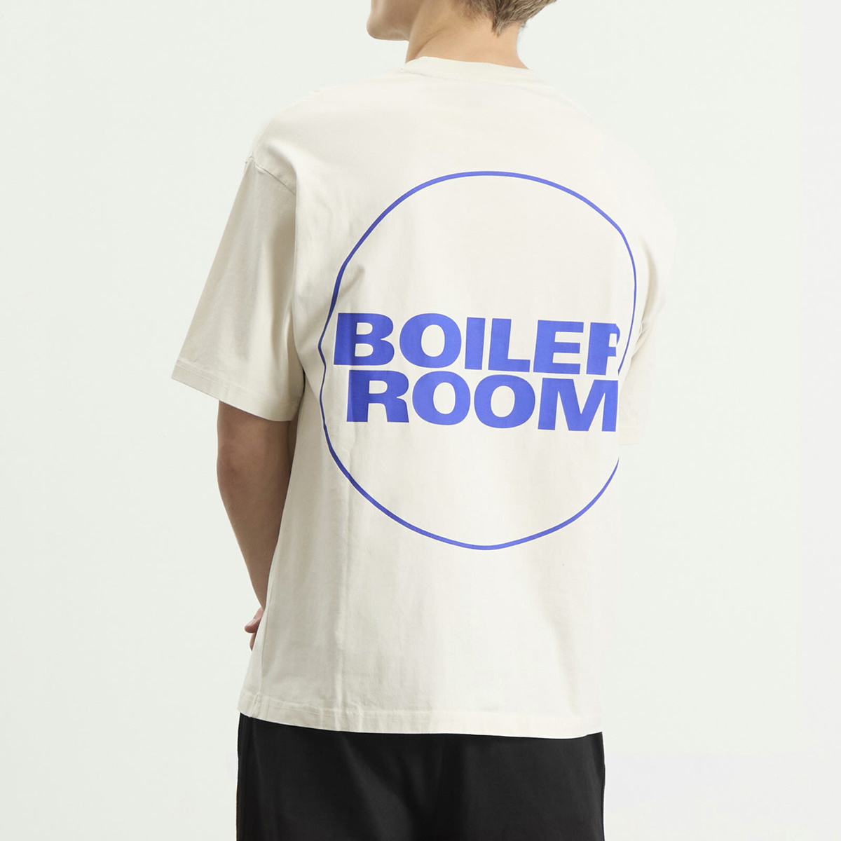 Boiler Room Men's Core Logo T-Shirt in Stone