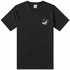 Carne Bollente Exploring Jurassic Embroidered T-Shirt in Black