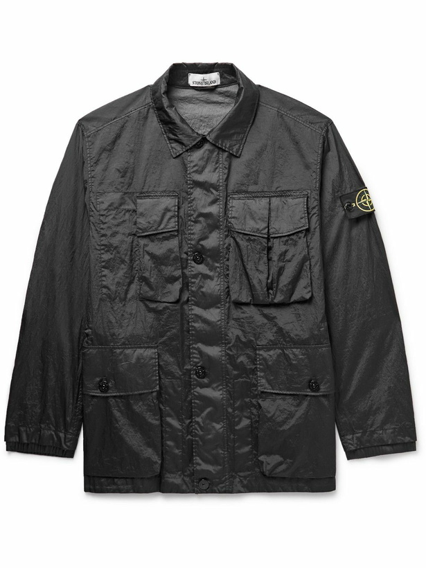 Photo: Stone Island - Logo-Appliquéd Nylon Metal Jacket - Black