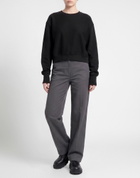 Les Tien Womens Sweatshirt in Black