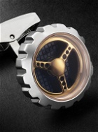 Chopard - Classic Racing Silver- and Gold-Tone Stainless Steel Cufflinks