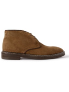 Mr P. - Lucien Regenerated Suede by evolo® Desert Boots - Brown