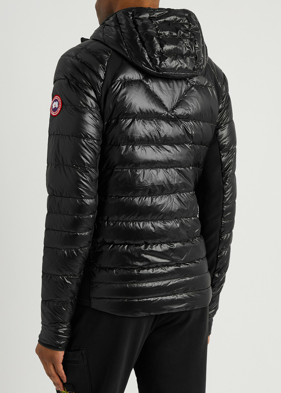 Canada Goose Hybridge Lite Black Hooded Shell Jacket, Black, Jacket