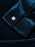 Oliver Spencer - Norton Cotton-Velvet Jacket - Blue