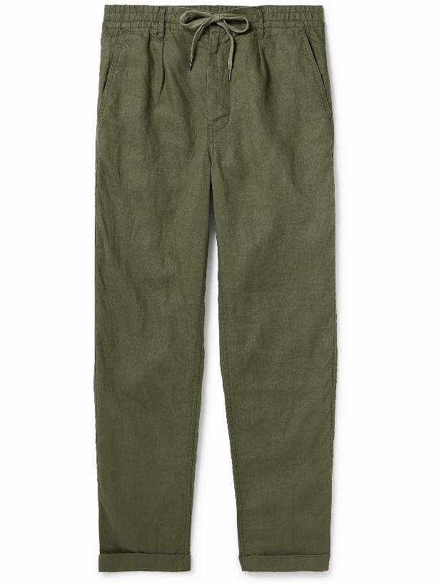 Photo: Polo Ralph Lauren - Straight-Leg Linen Drawstring Trousers - Green