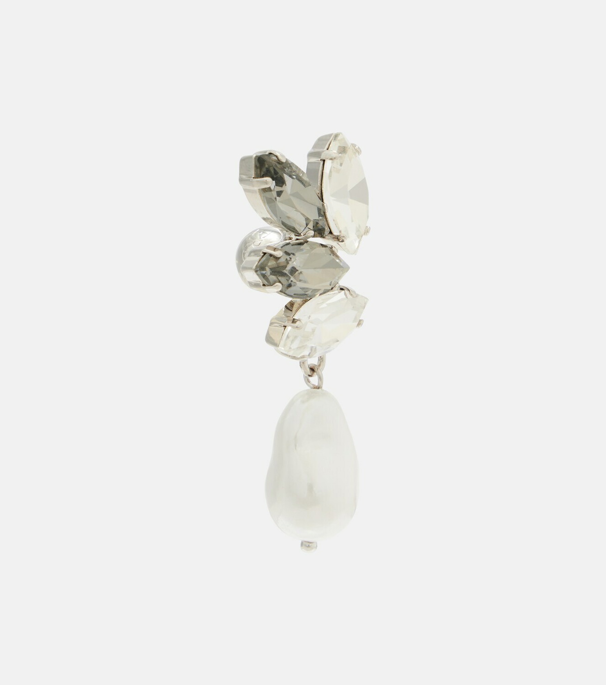 Erdem Embellished faux-pearl drop earrings
