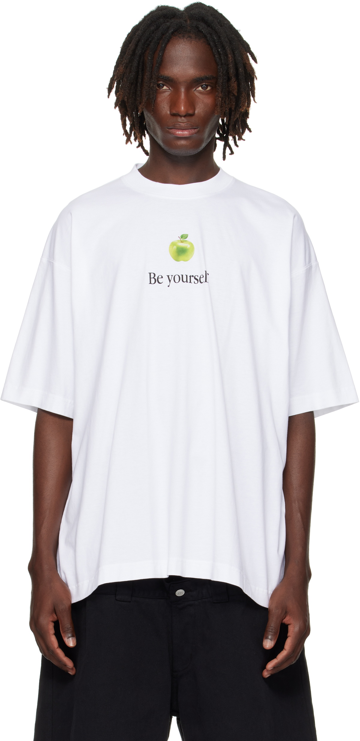 【VETEMENTS】ホワイト South Park オーバーサイズ Tシャツ White 'South Park' Oversized T-shirt by VETEMENTS on Sale