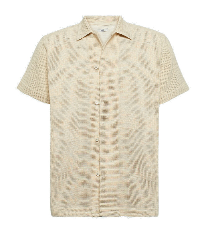 Photo: Bode Open Weave cotton shirt