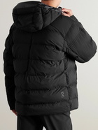 ON - Challenger Webbing-Trimmed Quilted Shell Hooded Down Jacket - Black