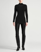 Le 17 Septembre Womens Turtleneck in Black