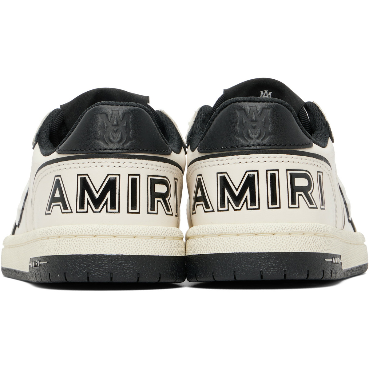 AMIRI Off-White & Black Newport Sneakers