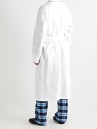 ANDERSON & SHEPPARD - Piped Linen Robe - White