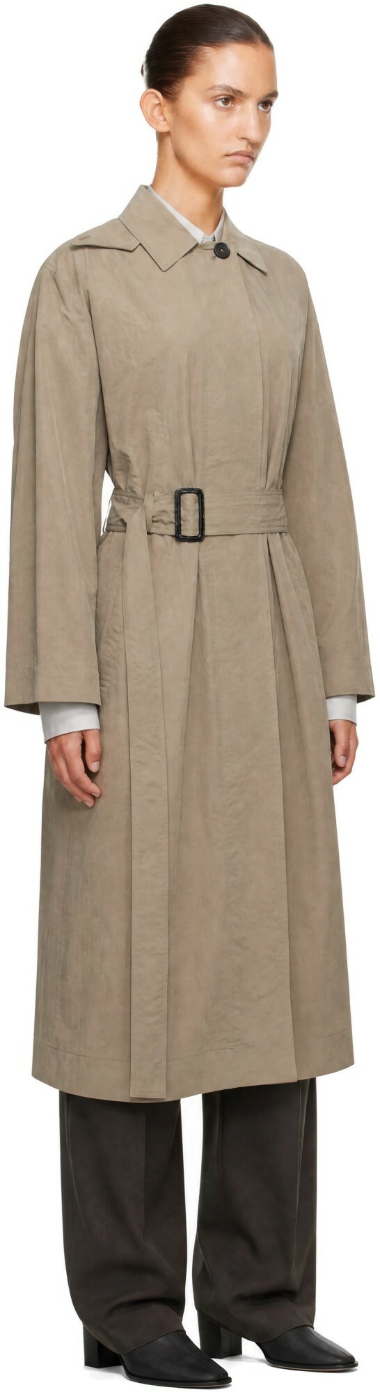 Studio Nicholson Taupe Campion Trench Coat