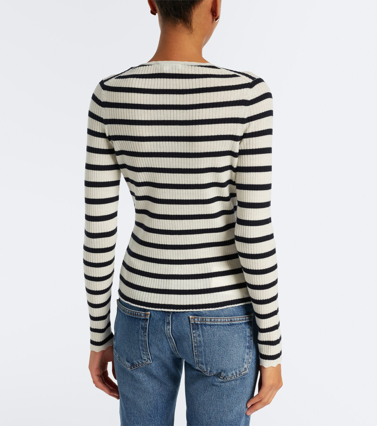 Veronica Beard Anwin striped wool cardigan