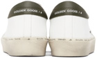 Golden Goose White & Green Hi Star Classic Sneakers
