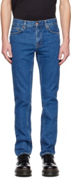 Nudie Jeans Blue Gritty Jackson Jeans