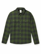 Visvim - Checked Linen and Wool-Blend Flannel Shirt - Green