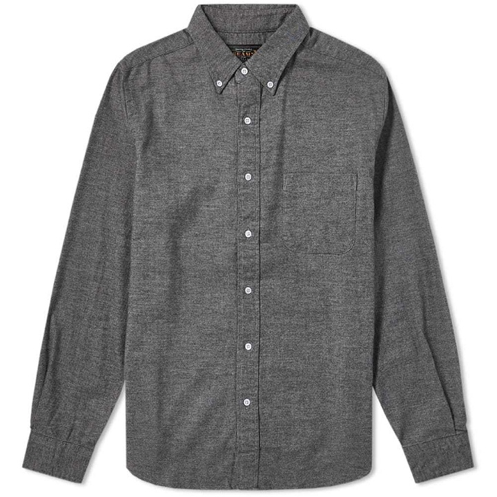 Photo: Beams Plus Button Down Flannel Shirt Grey