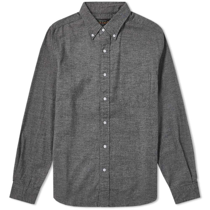 Photo: Beams Plus Button Down Flannel Shirt Grey