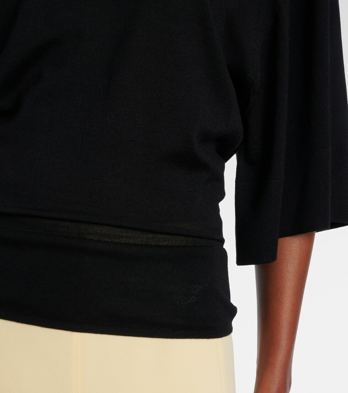 Jacquemus Mananco wool and silk sweater