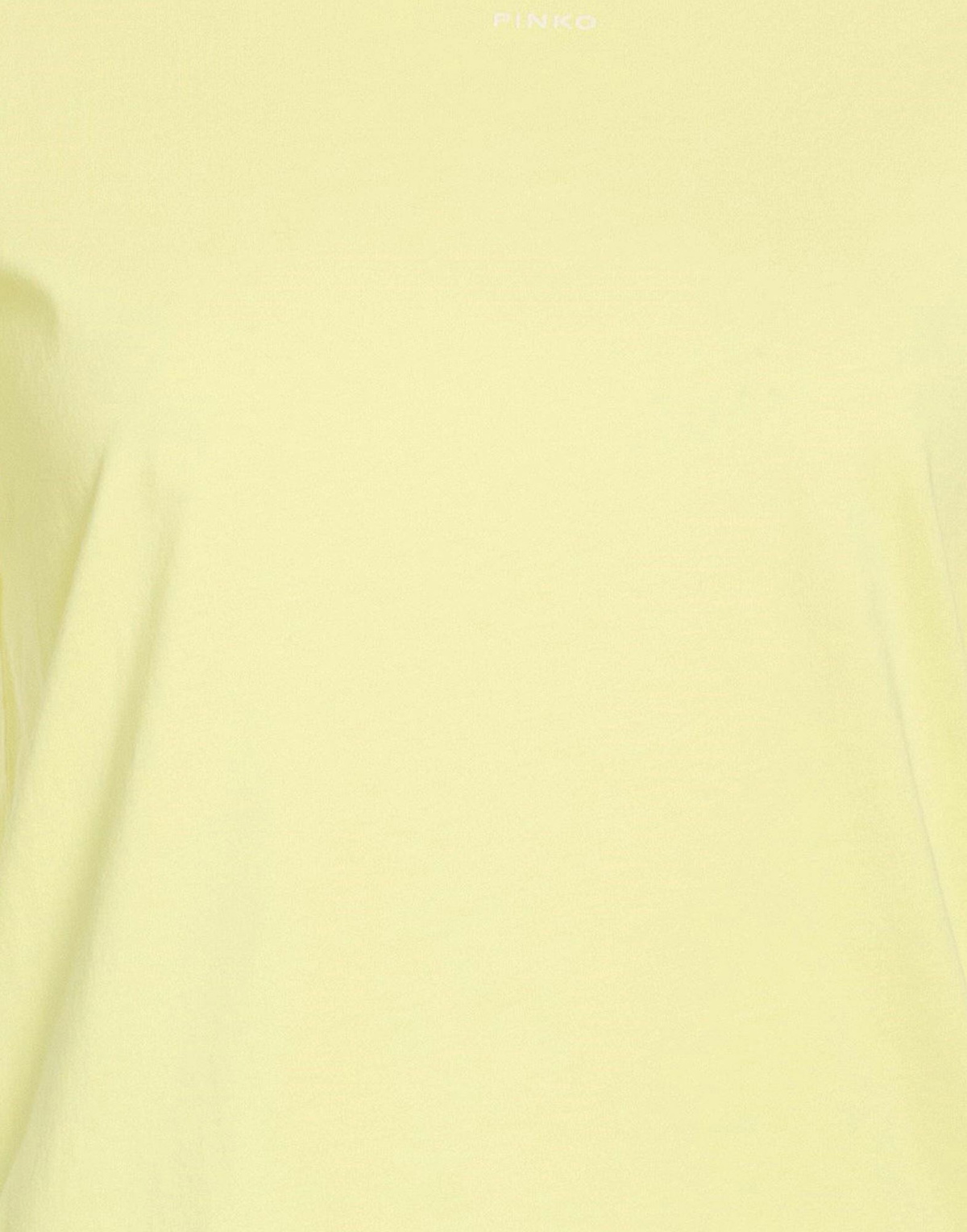 Pinko Denim Womens T-shirt in Yellow