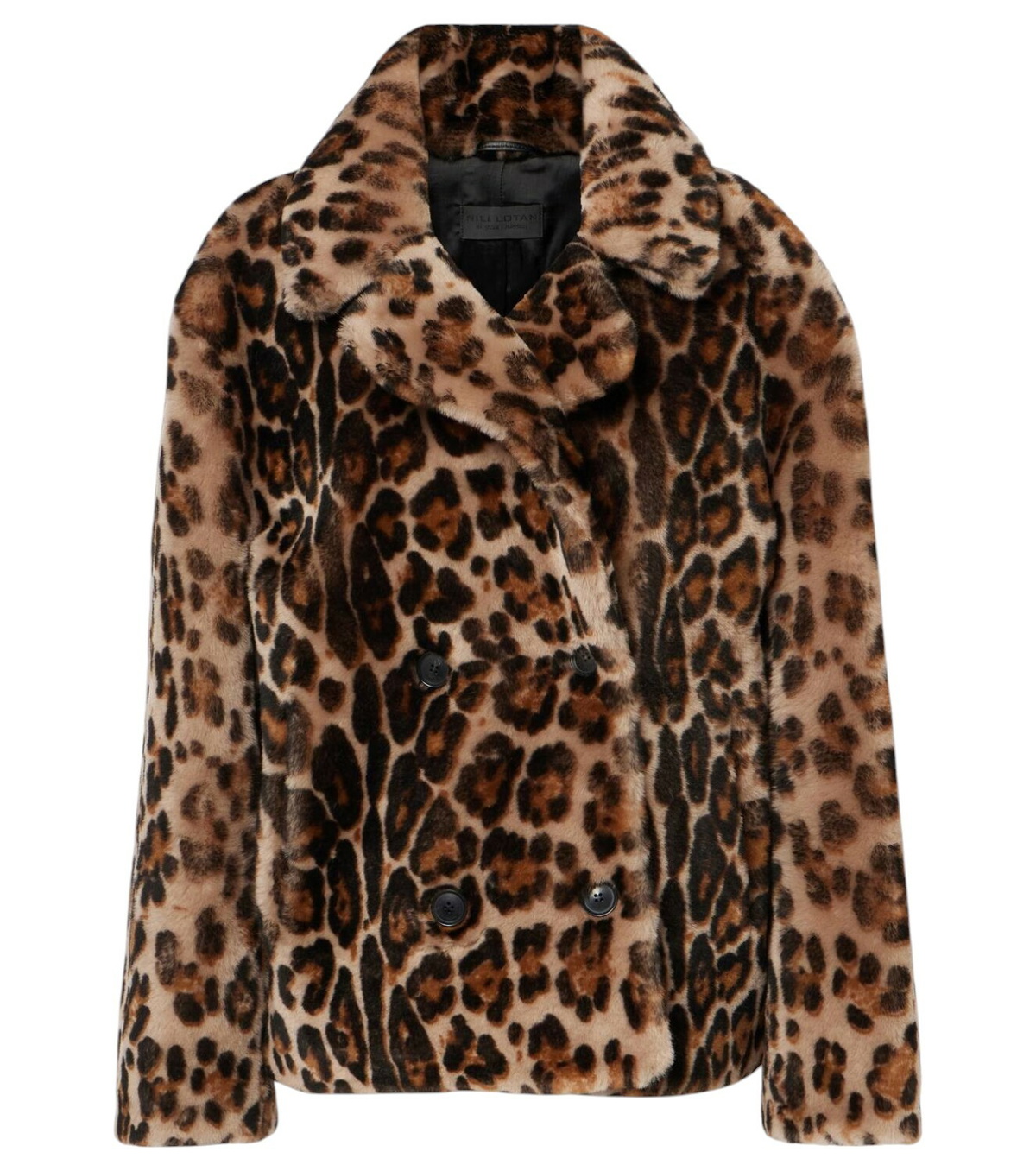 Nili Lotan Thierry leopard print shearling coat Nili Lotan