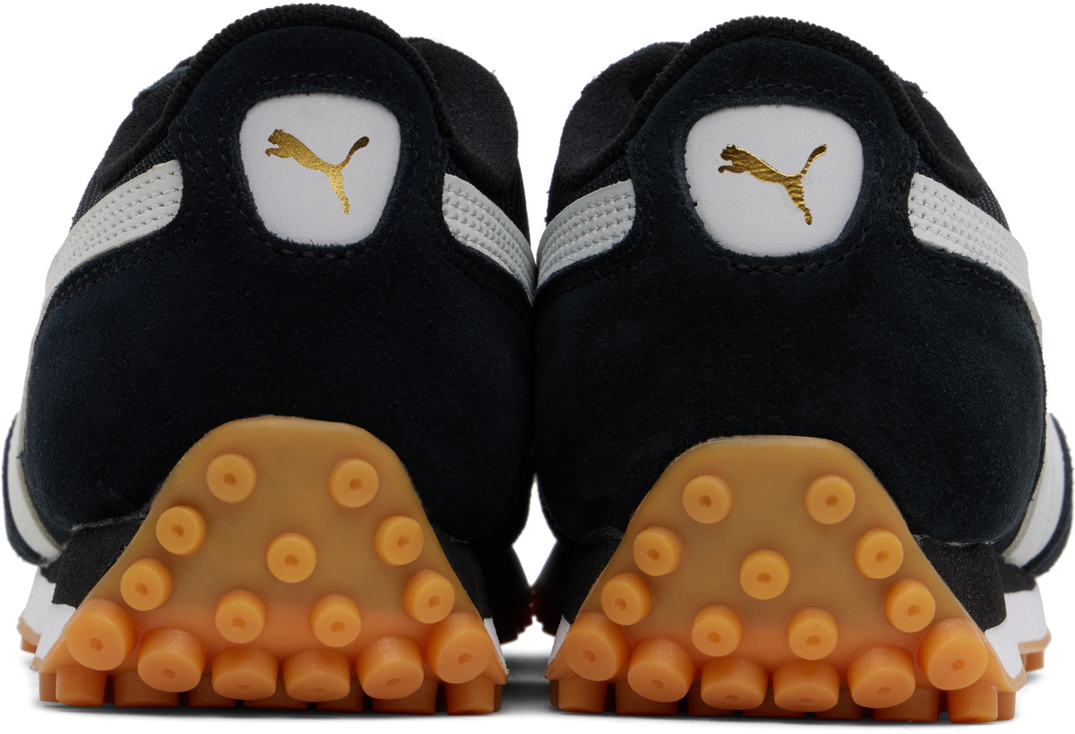 PUMA Black Easy Rider Footie Sneakers