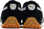 PUMA Black Easy Rider Footie Sneakers