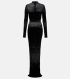 Mugler Semi-sheer gown