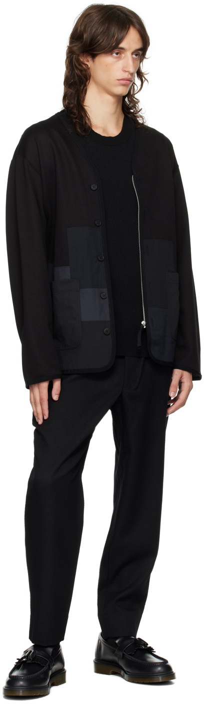 Comme des Garçons Homme Deux Black Wool Trousers