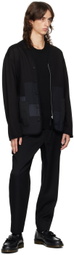Comme des Garçons Homme Deux Black Wool Trousers