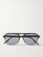 Dior Eyewear - DioRibbon A1I Aviator-Style Acetate Sunglasses - Brown