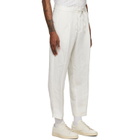 BOSS Off-White Pleated Trousers